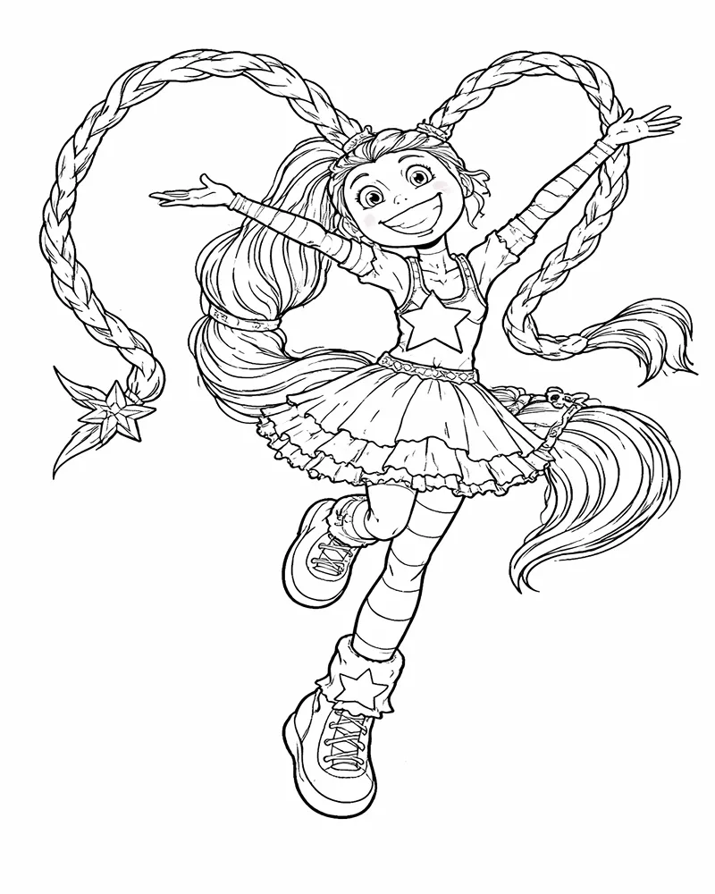 Lilys Pose De Salto Estrella