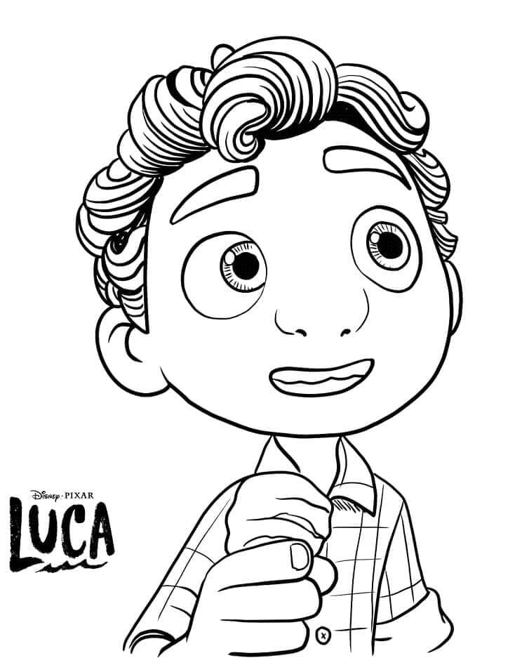 Luca Y Alberto Para Colorear Imprimir E Dibujar Coloringonlycom ...