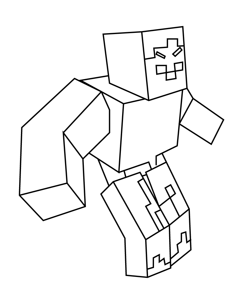 Personaje Fuerte de Minecraft Dungeon