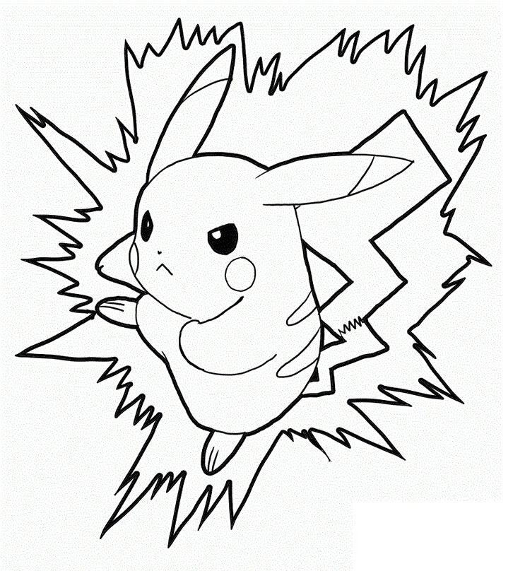 Dibujos De Pikachu Para Colorear E Imprimir– ColoringOnly.Com