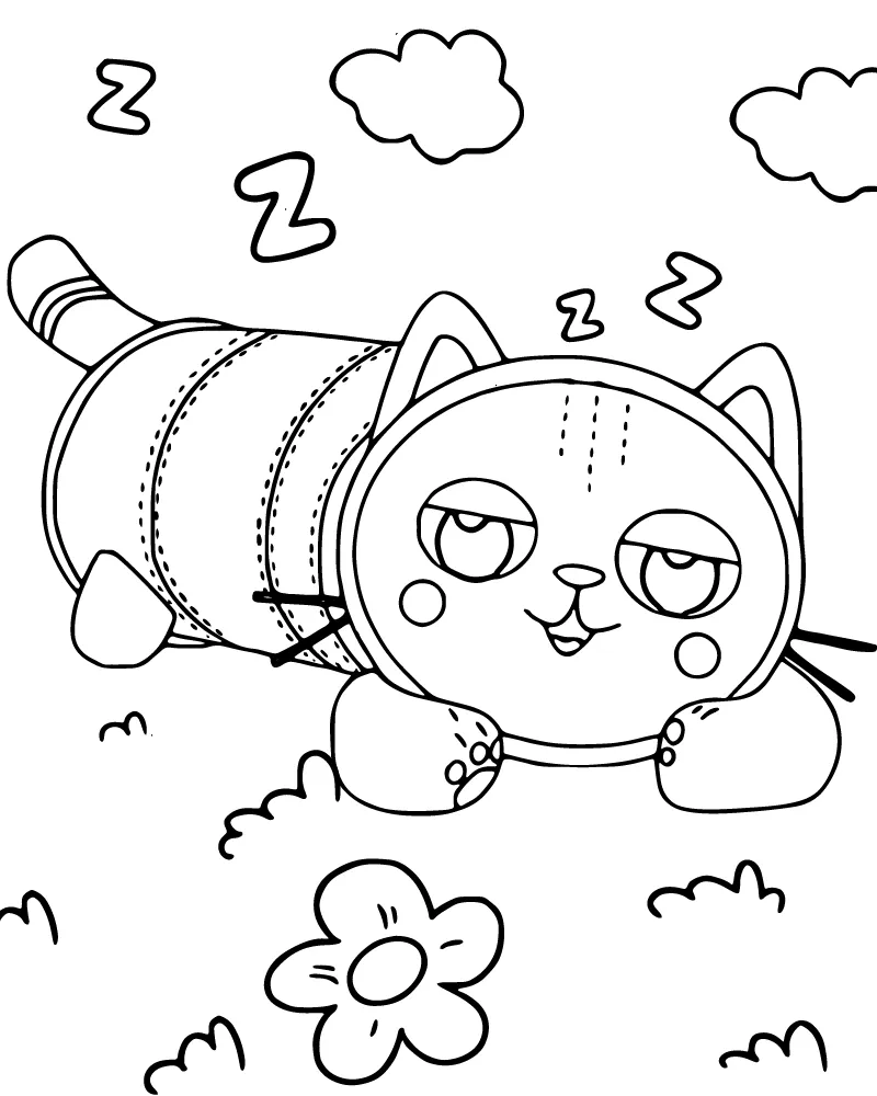 Gato Almohada De La Casa De Muñecas De Gabby