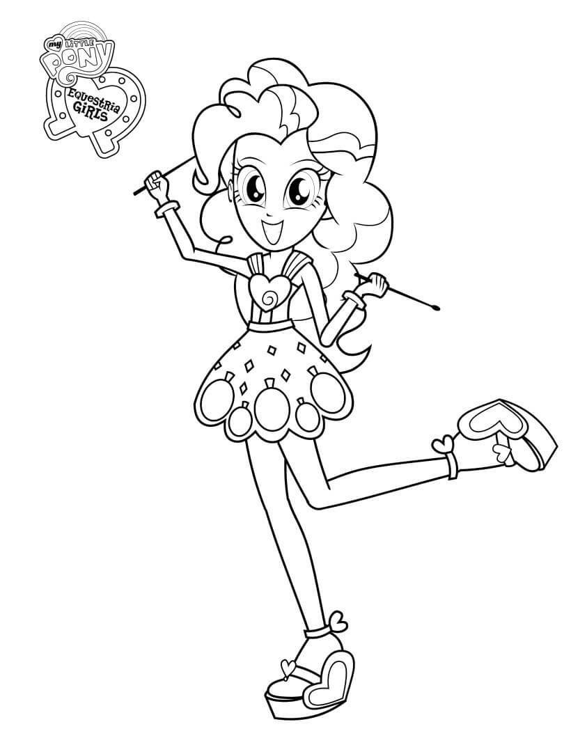 dibujos de pinkie pie para colorear