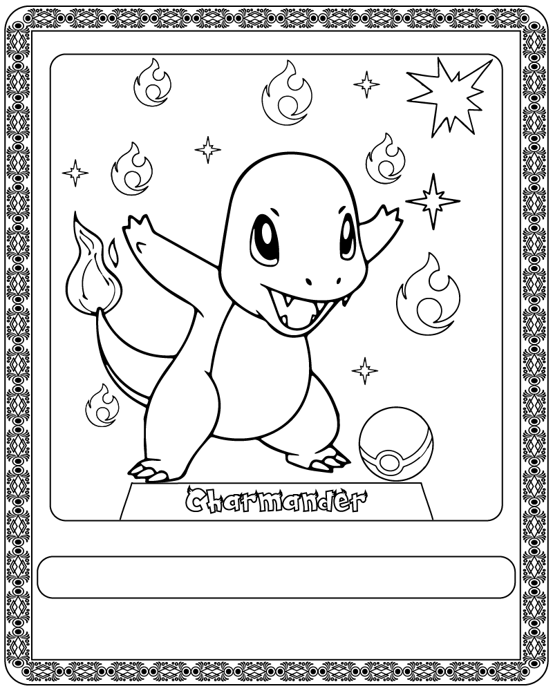 Carta de Pokémon Charmander