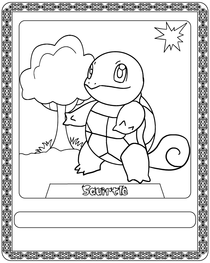 Carta de Pokémon Squirtle