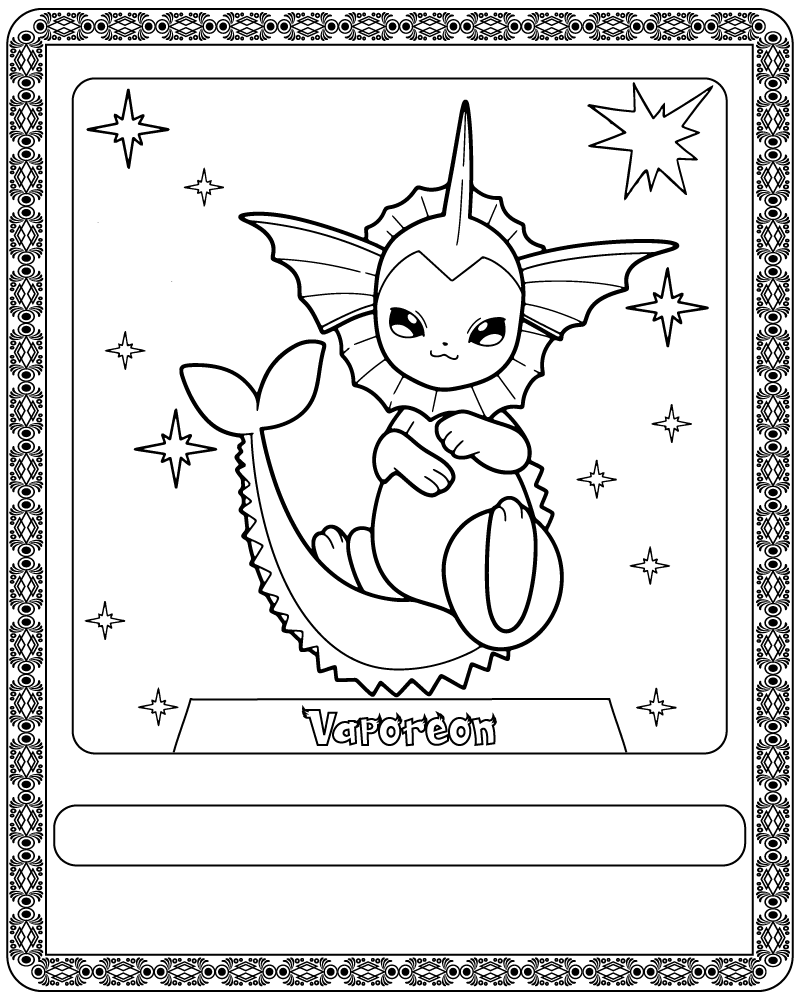 Carta de Pokémon Vaporeon