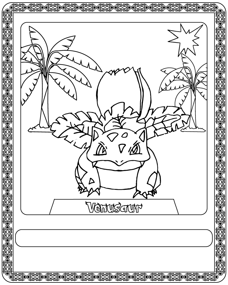 Carta de Pokémon Venusaur