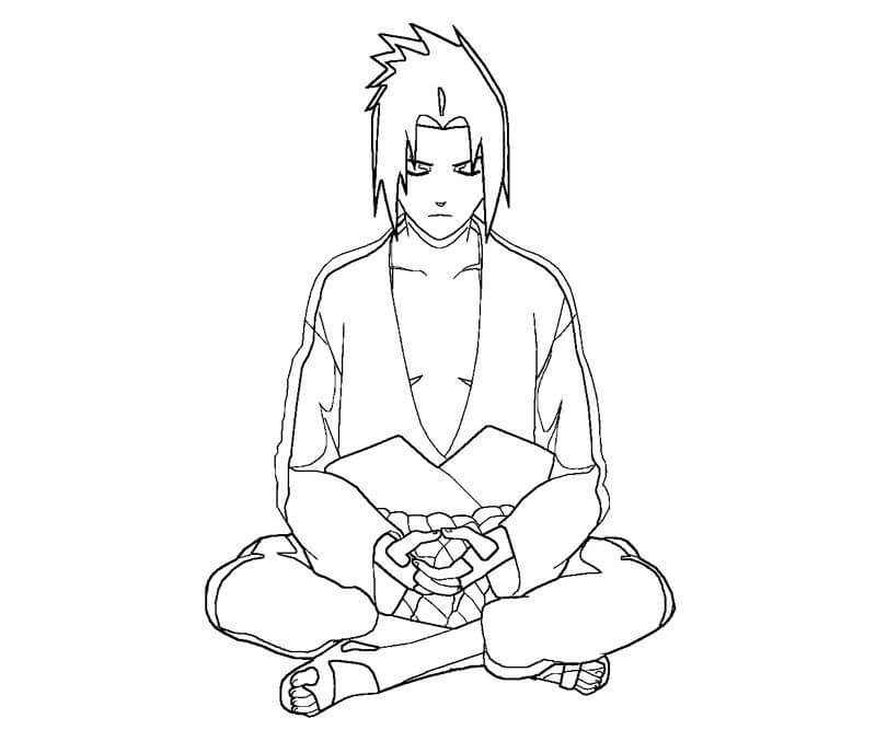 Sasuke Naruto Escuadr N Y Para Colorear Imprimir E Dibujar