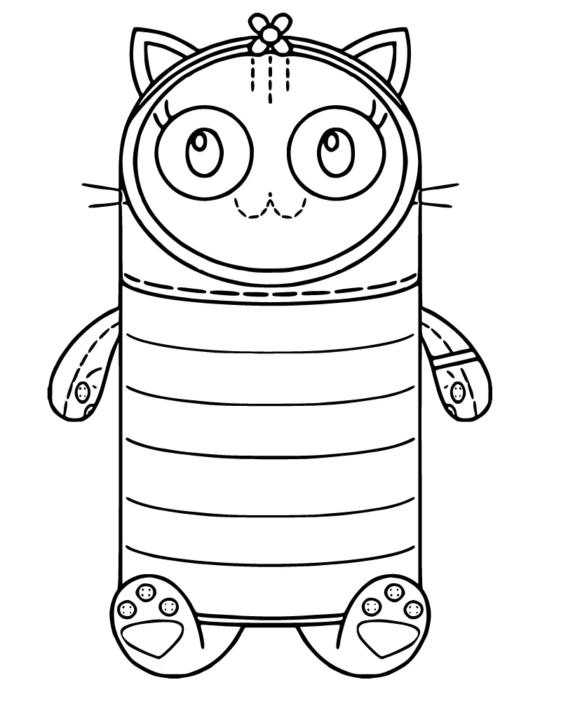 Gato Almohada Gratis Simple