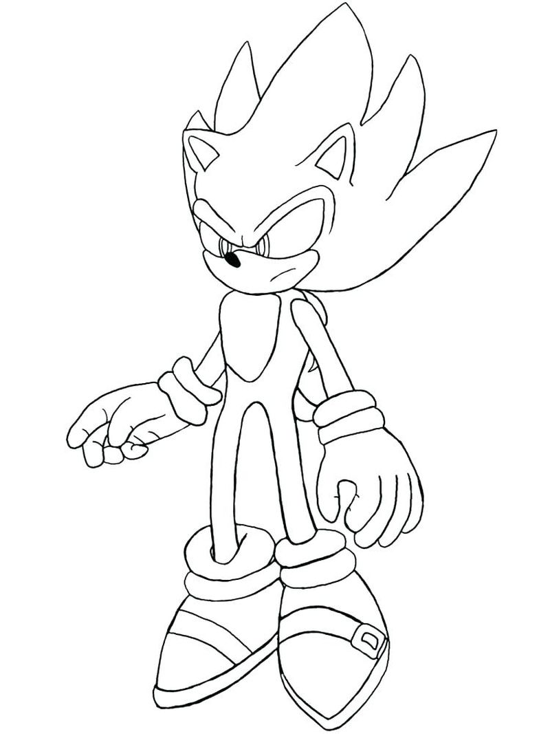 Dibujos de Sonic para colorear e imprimir– 