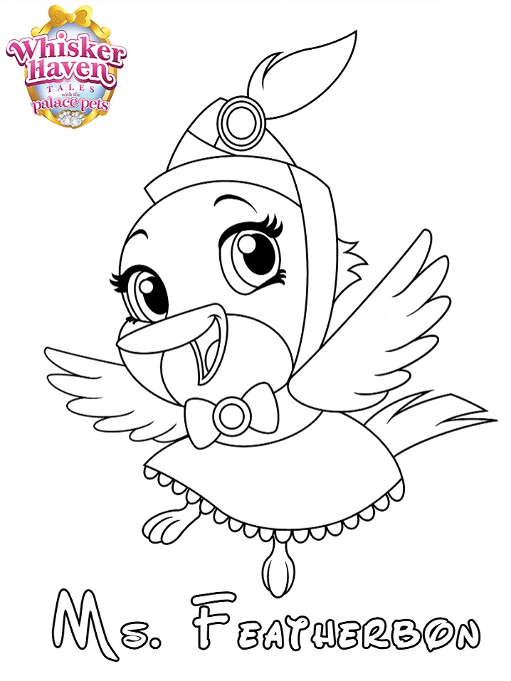 Sra Featherbon Para Colorear Imprimir E Dibujar Coloringonlycom 1004