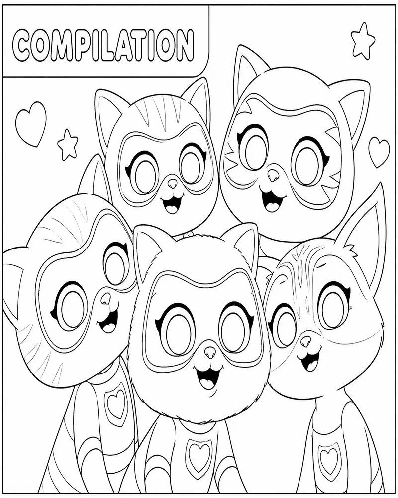 Superkitties Recopilación De Caras Lindas