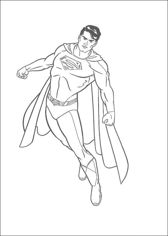 Superman y Batman para colorear, imprimir e dibujar –