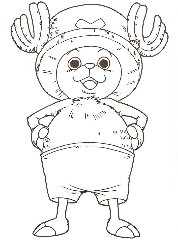 Tony Tony Chopper Enojado Para Colorear Imprimir E Dibujar Dibujos