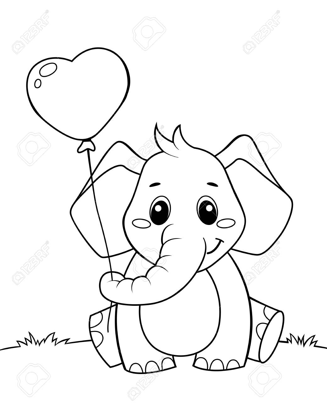 Éléphant avec Amour