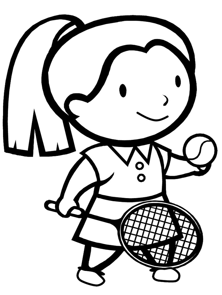 Fille de Tennis