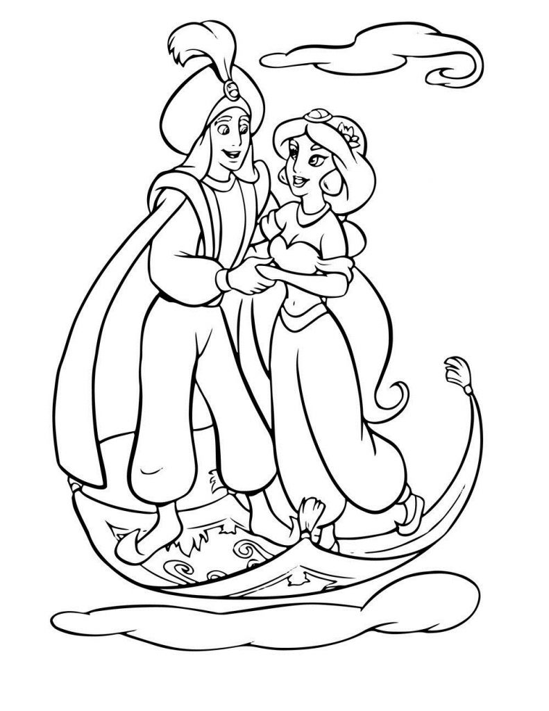 Jasmine et Aladdin Voler