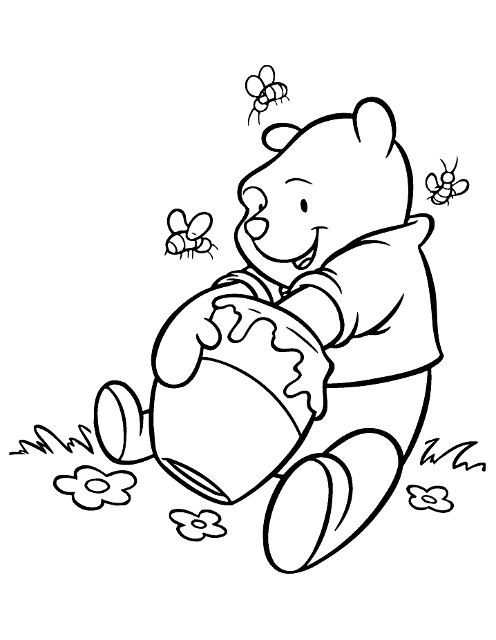 Pooh avec Pot de Miel