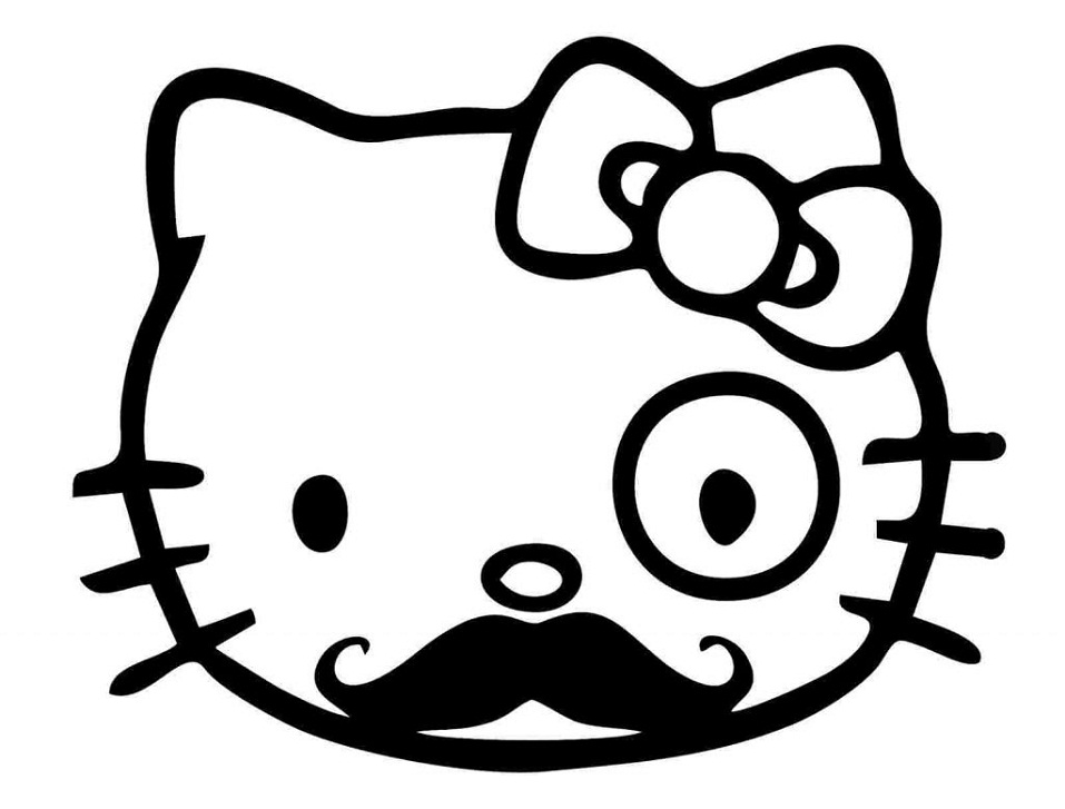 Kitty avec Moustache