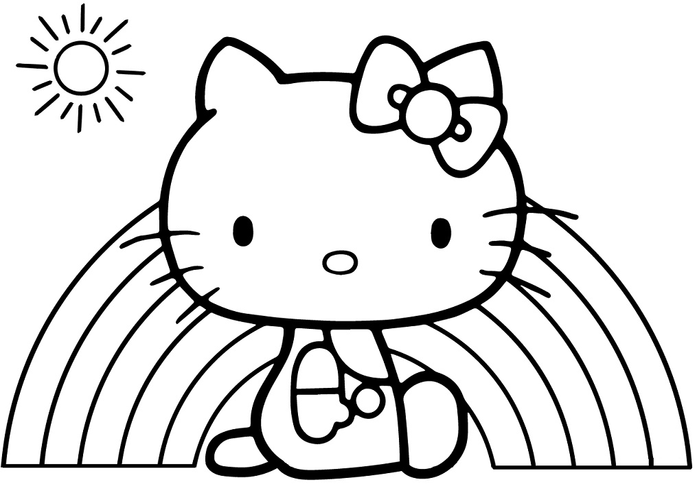 Arc-en-ciel Hello Kitty
