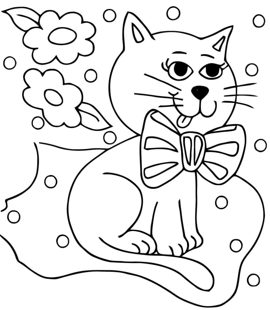 Coloriage Joli Chat Telecharger Et Imprimer Gratuit