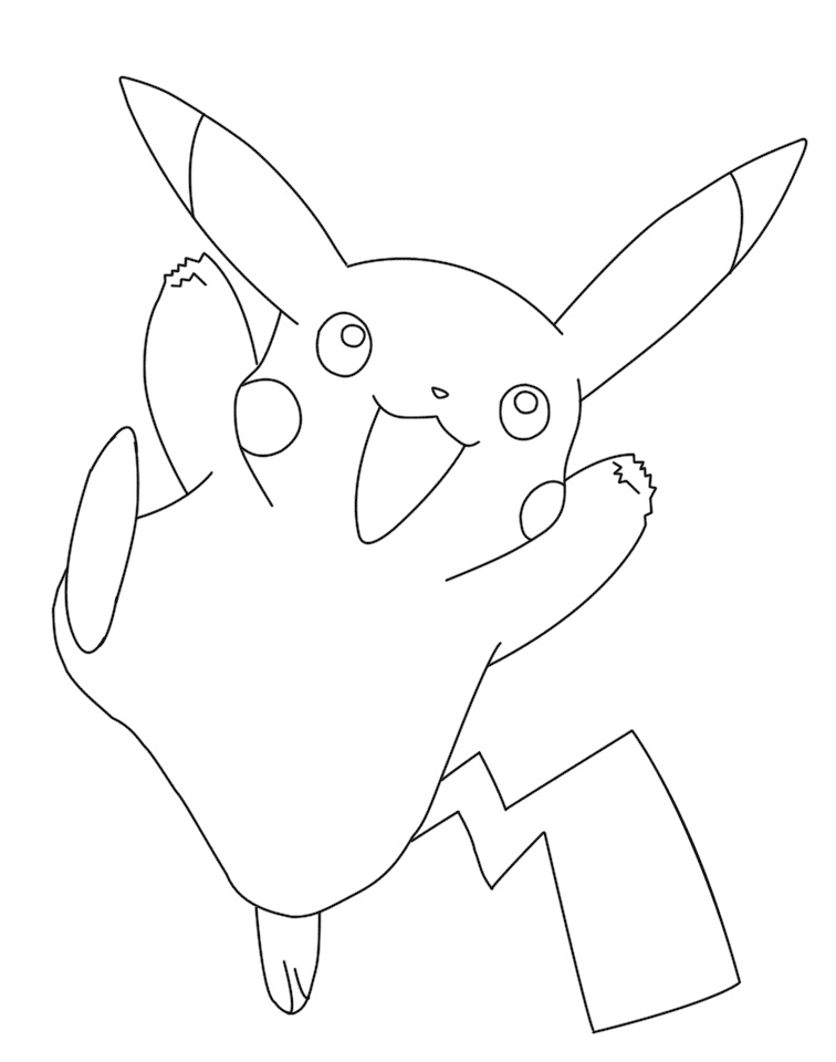 Pikachu Souriant