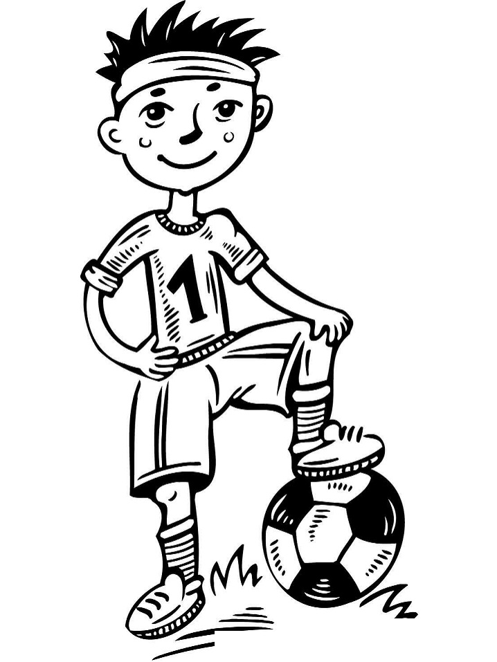 Jeune Joueur de Football