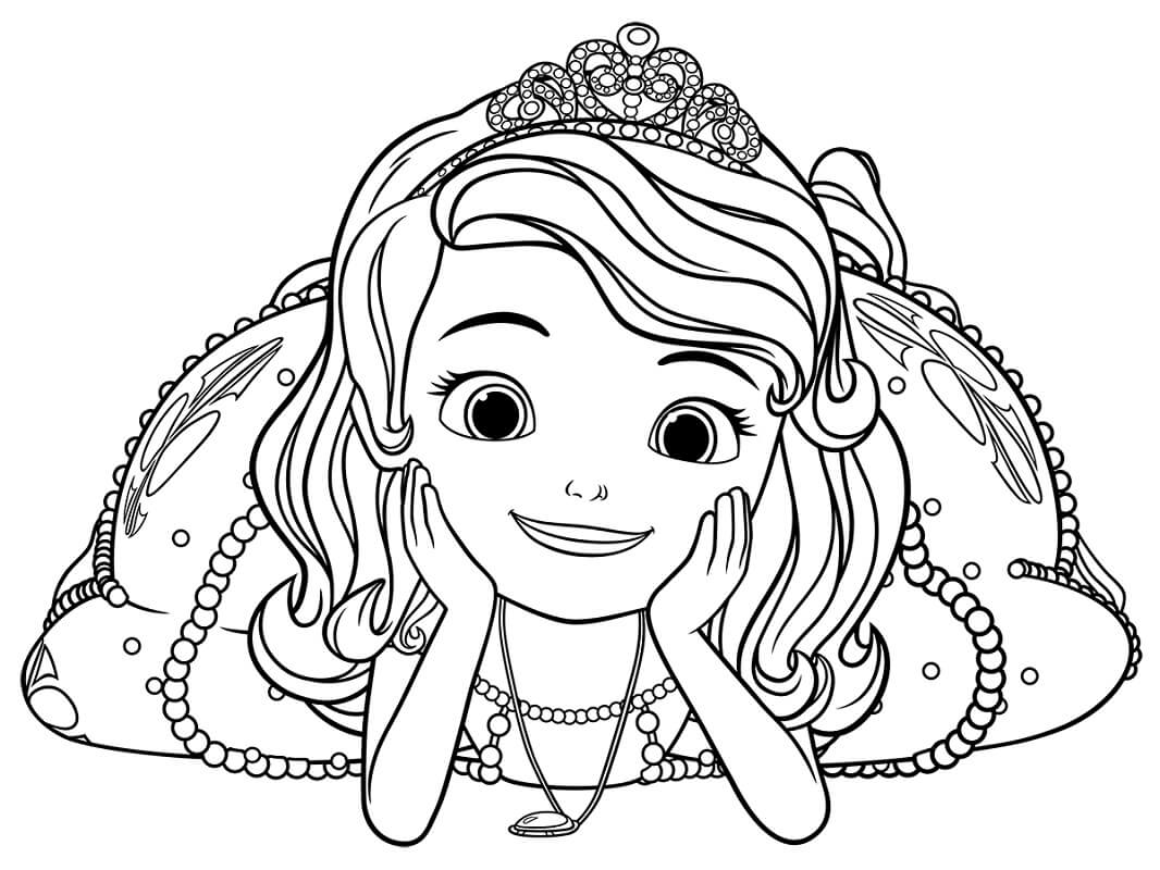 Princesse Sofia souriante