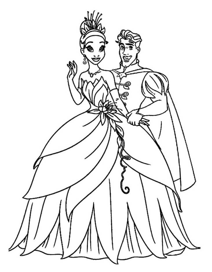 Princesse Tiana et Prince