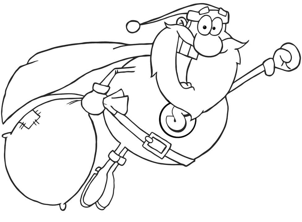 Père Noël volant