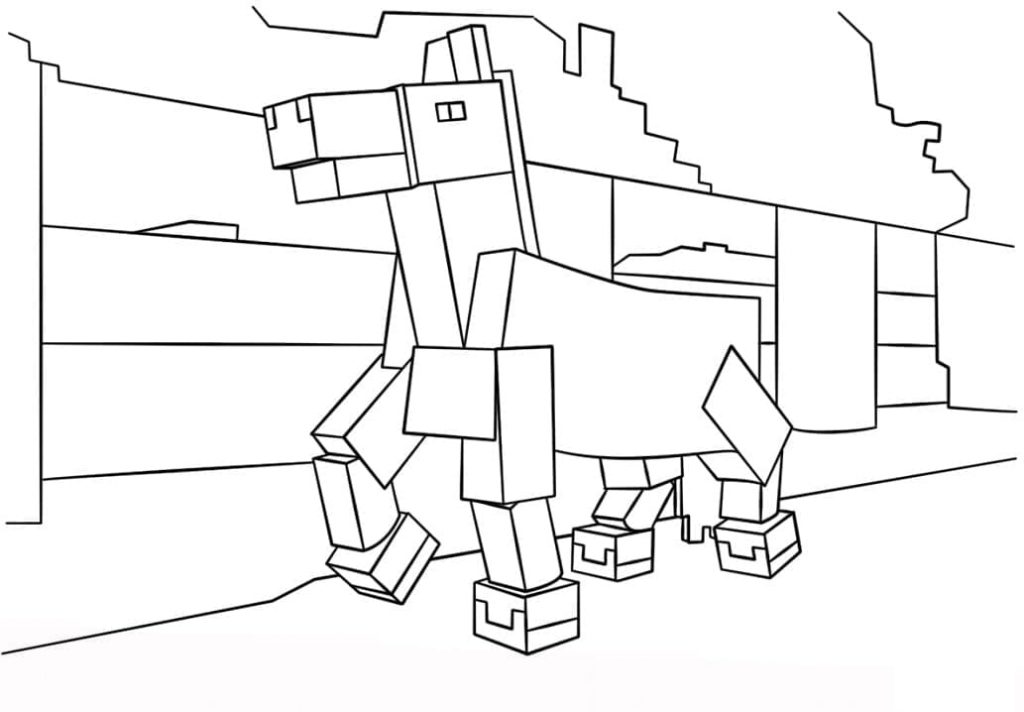 minecraft cheval