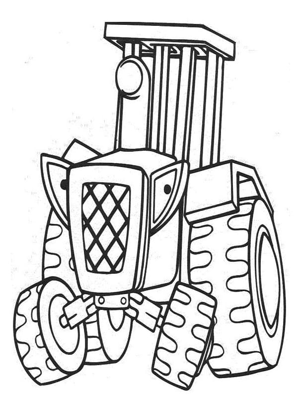 Tracteur de Dessin Animé