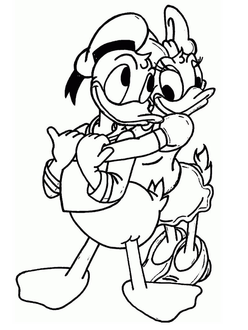 Donald avec Daisy