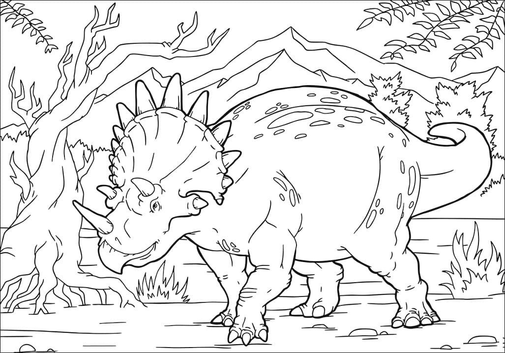 dinosaure tricératops