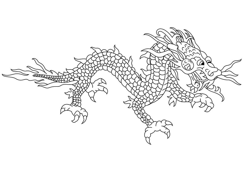 dragon asiatique