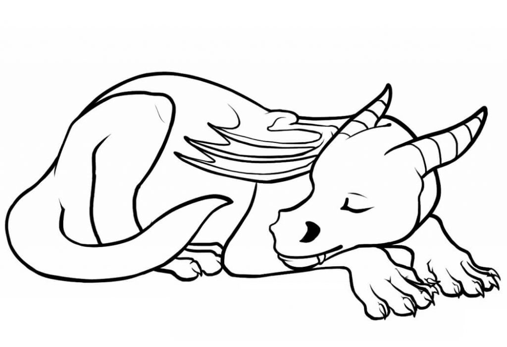dragon endormi