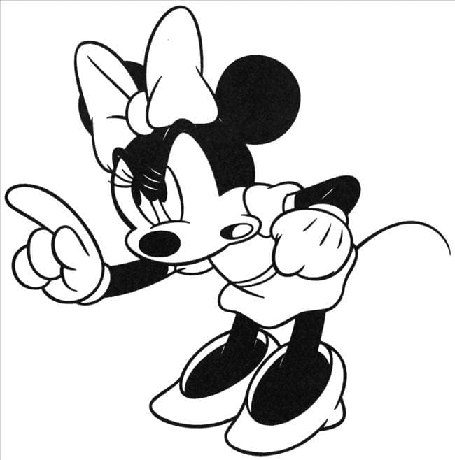 Minnie Mouse En Colère