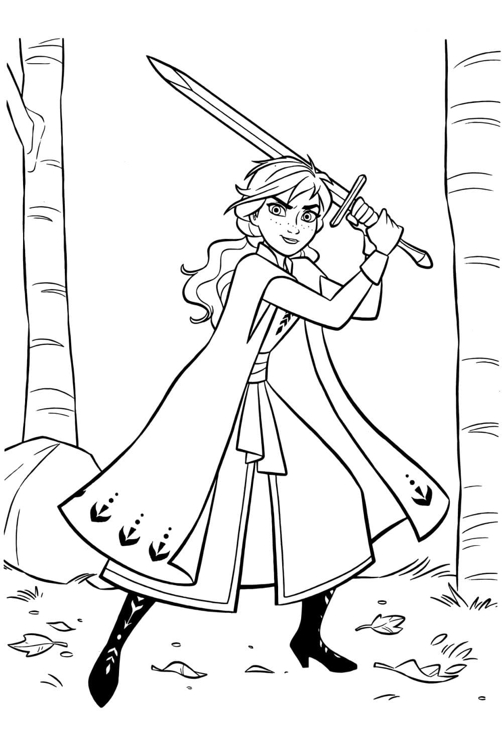 anna avec épée