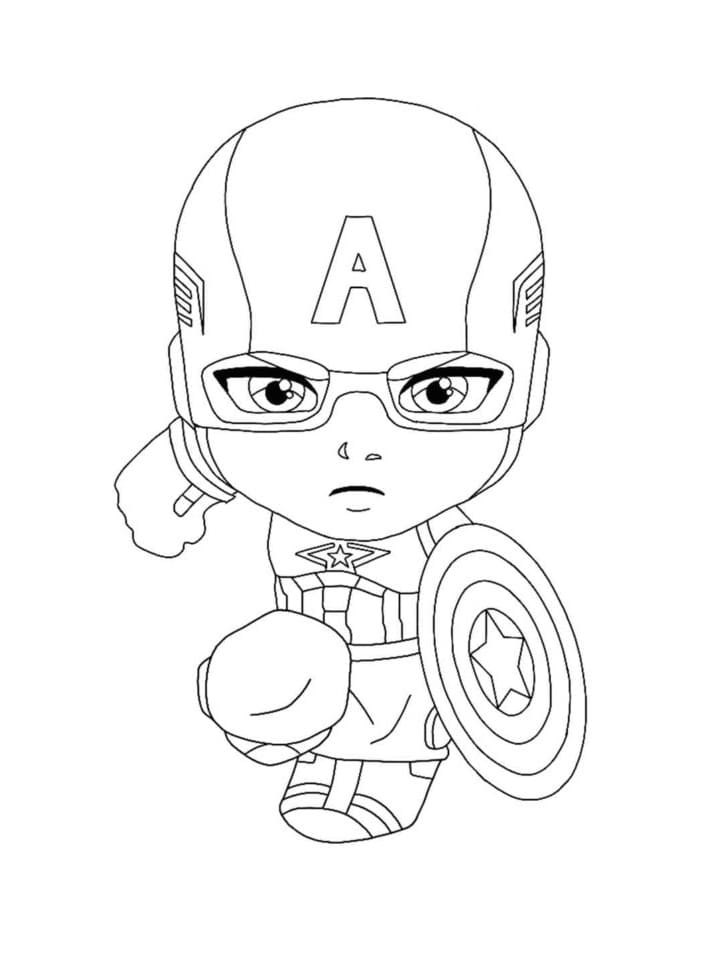 chibi captain america