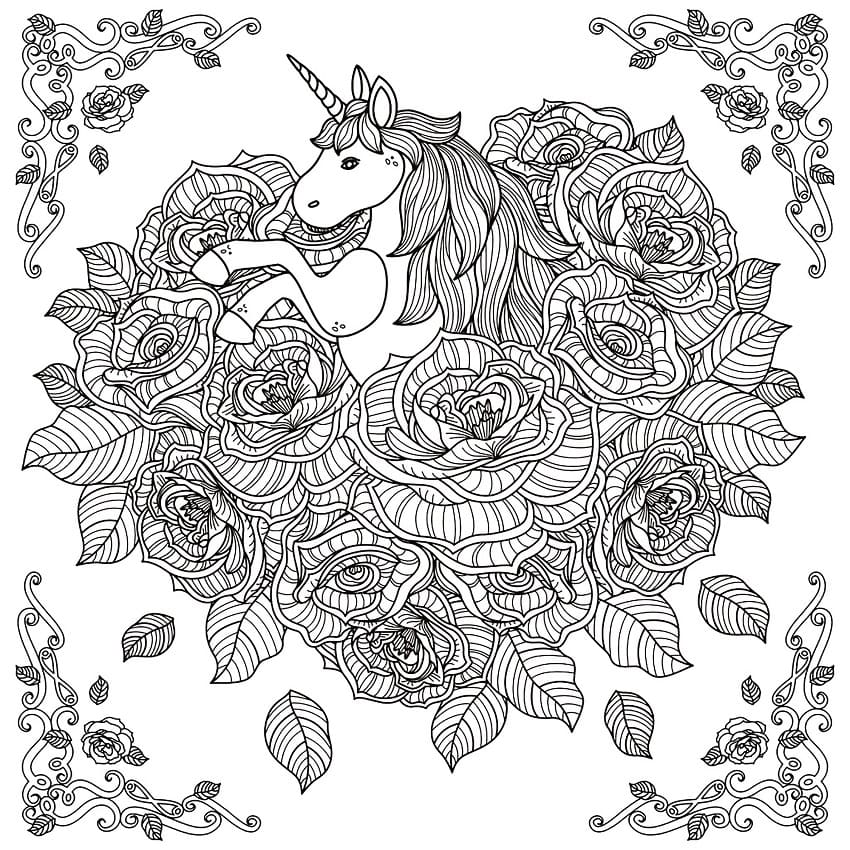 licorne mandala 1