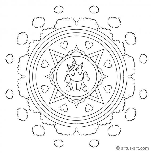 licorne mandala 6