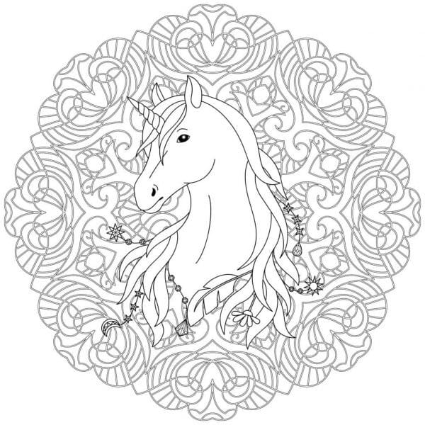 licorne mandala 7