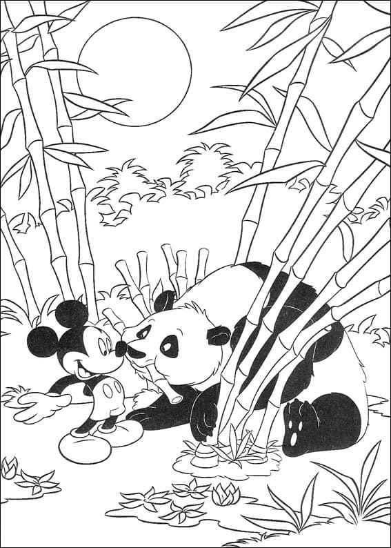 Mickey et Panda
