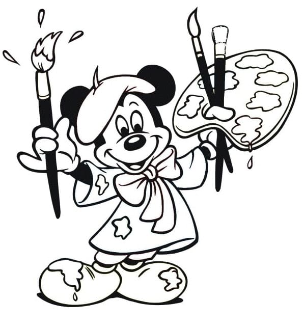 Mickey Mouse l’artiste