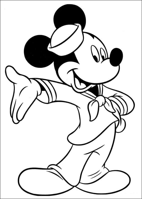 Mickey Mouse le Marin