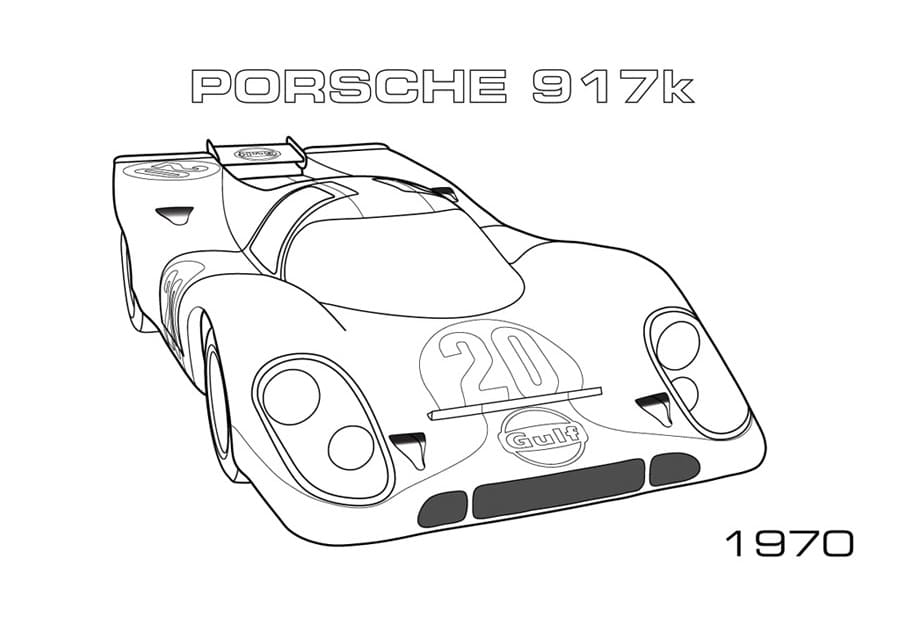 porsche 917k voiture de course