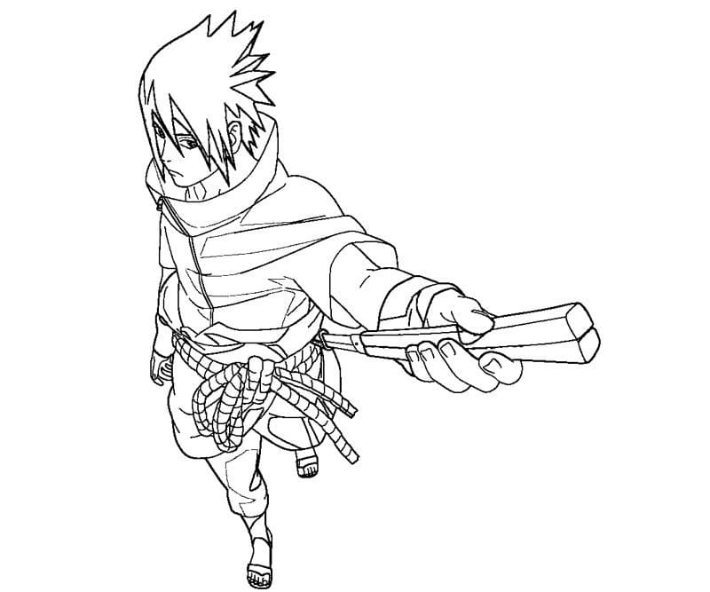 sasuke avec son épée