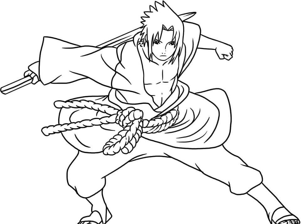 sasuke en action