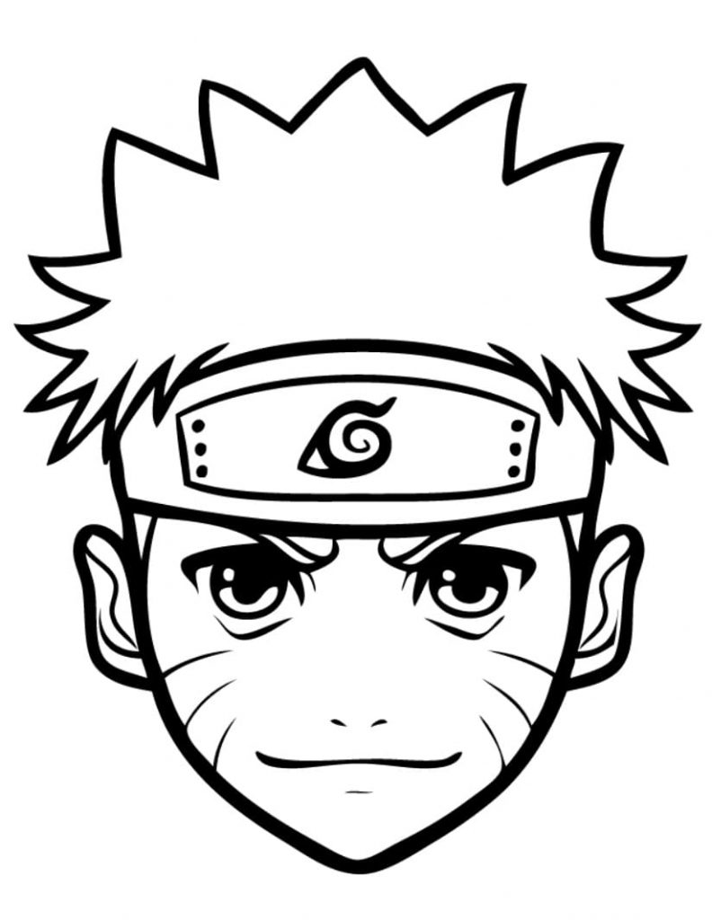 visage de naruto