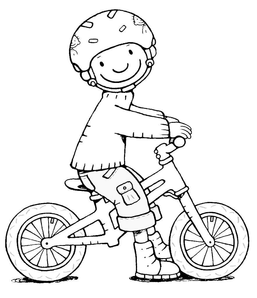 sécurité routière vélo bicyclette porter son casque de protection