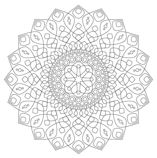 Mandala Floral Simple